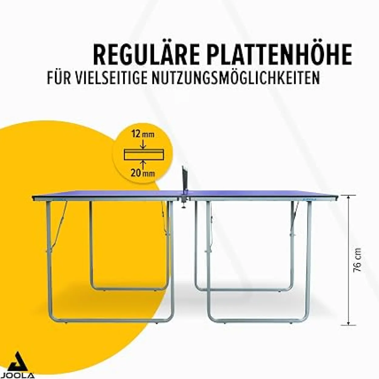 Tischtennisplatte MIDSIZE - Blau