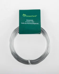 14tlg. Bindedrähte Metallfarben / Dunkelgrün