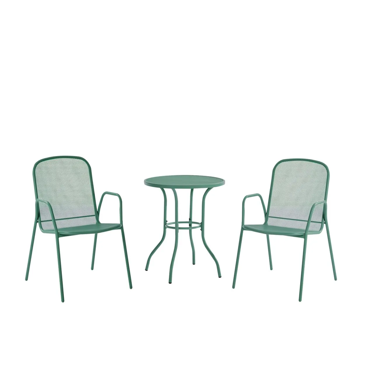 3tlg. Bistro-Set - Grün