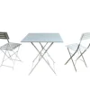 3tlg. Bistro Set HGE49-WEI weiß