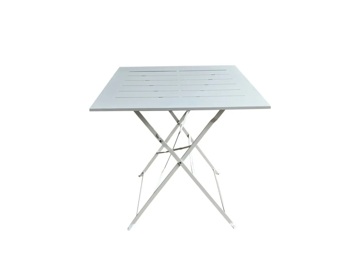3tlg. Bistro Set HGE49-WEI weiß