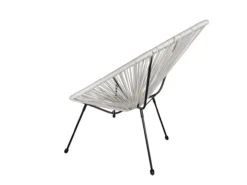 3tlg. Bistro-Set HGE53-WEI weiß