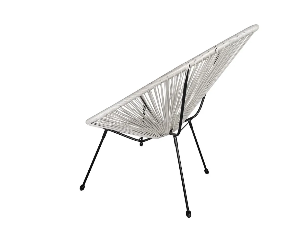 3tlg. Bistro-Set HGE53-WEI weiß