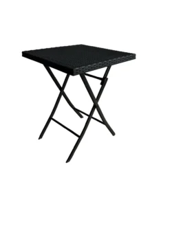 3 tlg. Bistro Set - schwarz