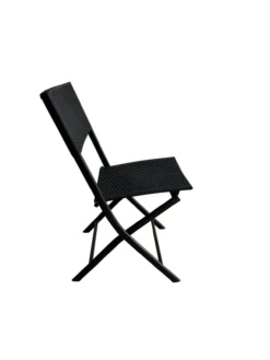3 tlg. Bistro Set - schwarz
