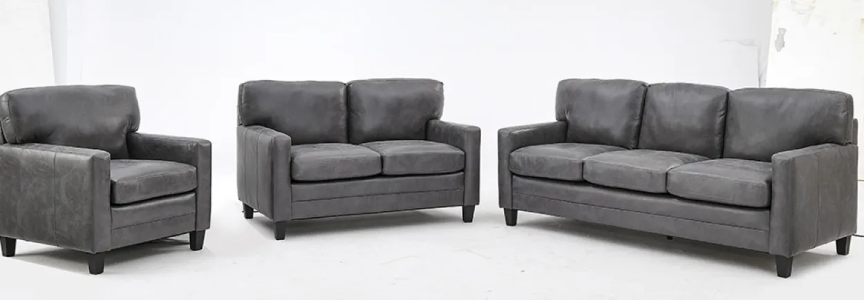 3tlg. Couchgarnitur - Grau