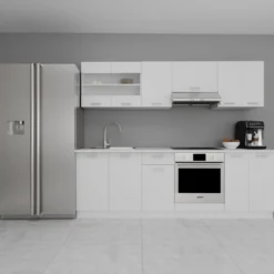 8-tlg Einbauküche Küchenzeile Küchenblock Komplettküche 240 cm Esilo