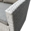 14tlg. Elegantes Ecksofa Set ca. 177 x 235 x 74 cm - Grau
