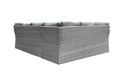 14tlg. Elegantes Ecksofa Set ca. 177 x 235 x 74 cm - Grau