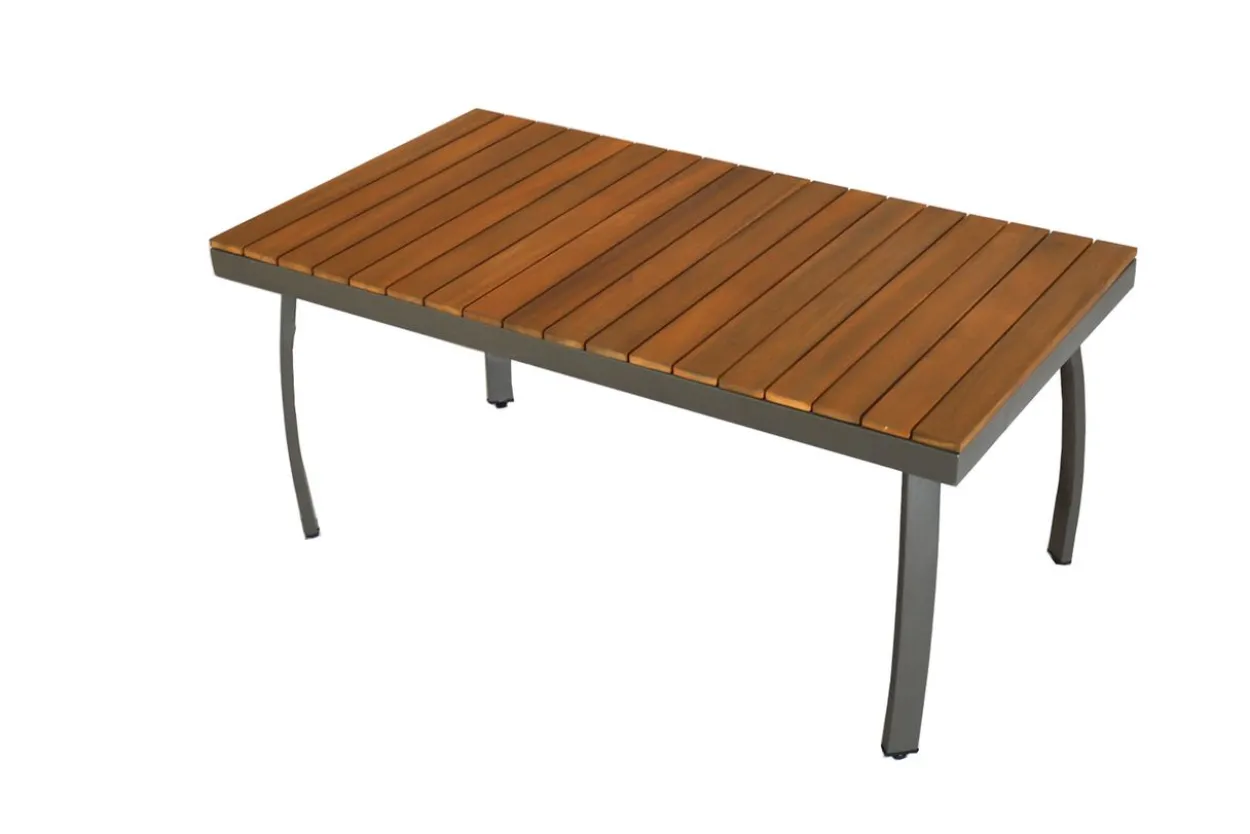 7tlg. Gartenmöbelset aus Rattan - Khaki
