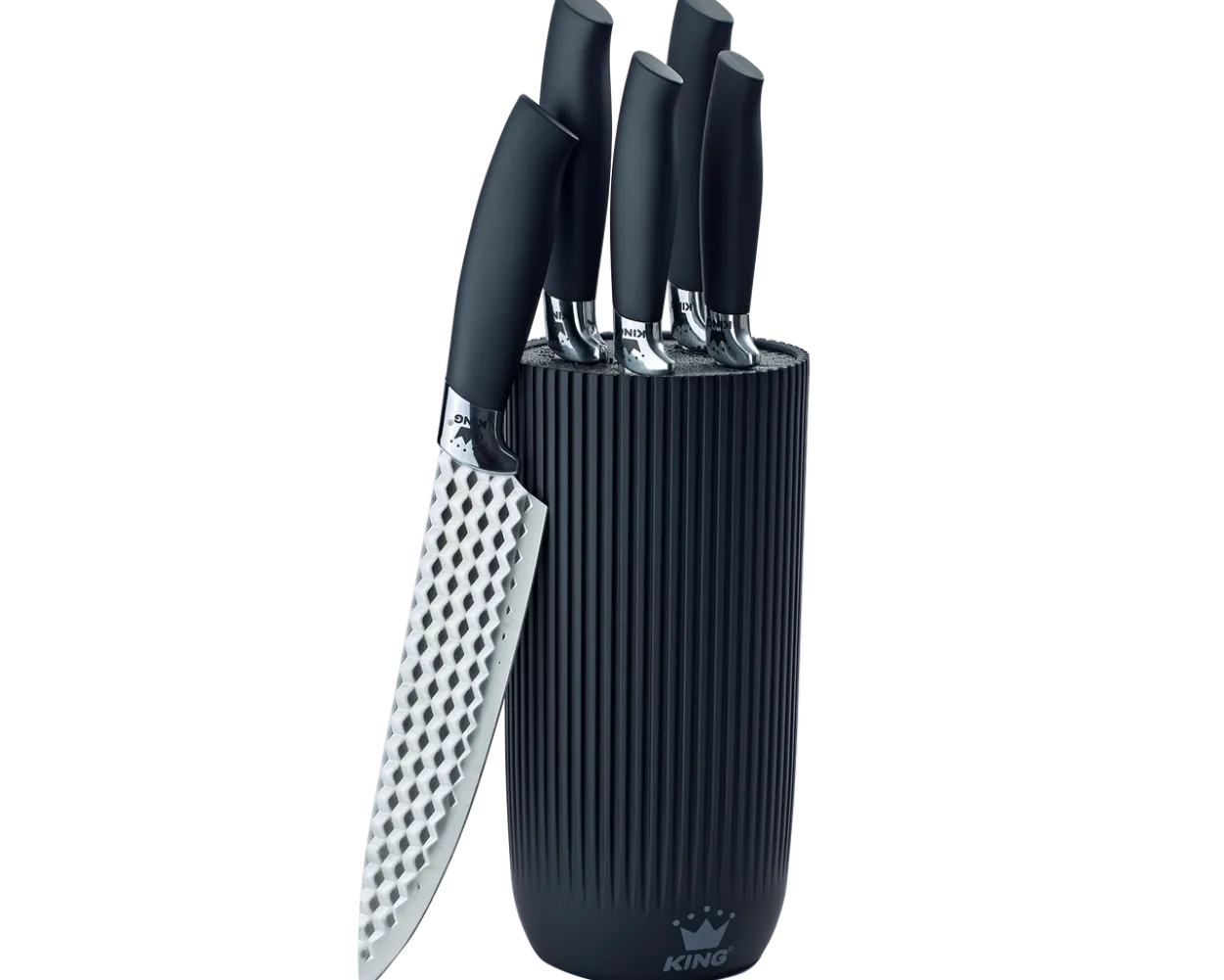 6tlg. Küchenmesserset CONIC inkl. Messerblock