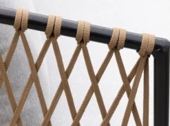 11tlg. Lounge-Set BARI aus Aluminium und Rope-Geflecht inkl. Polsterauflage - Grau