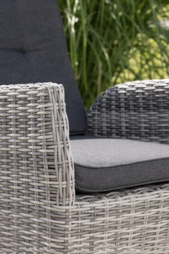 19 tlg. Outdoor Esszimmer-Set "Shadow" aus Aluminium inkl. Polsterauflagen
