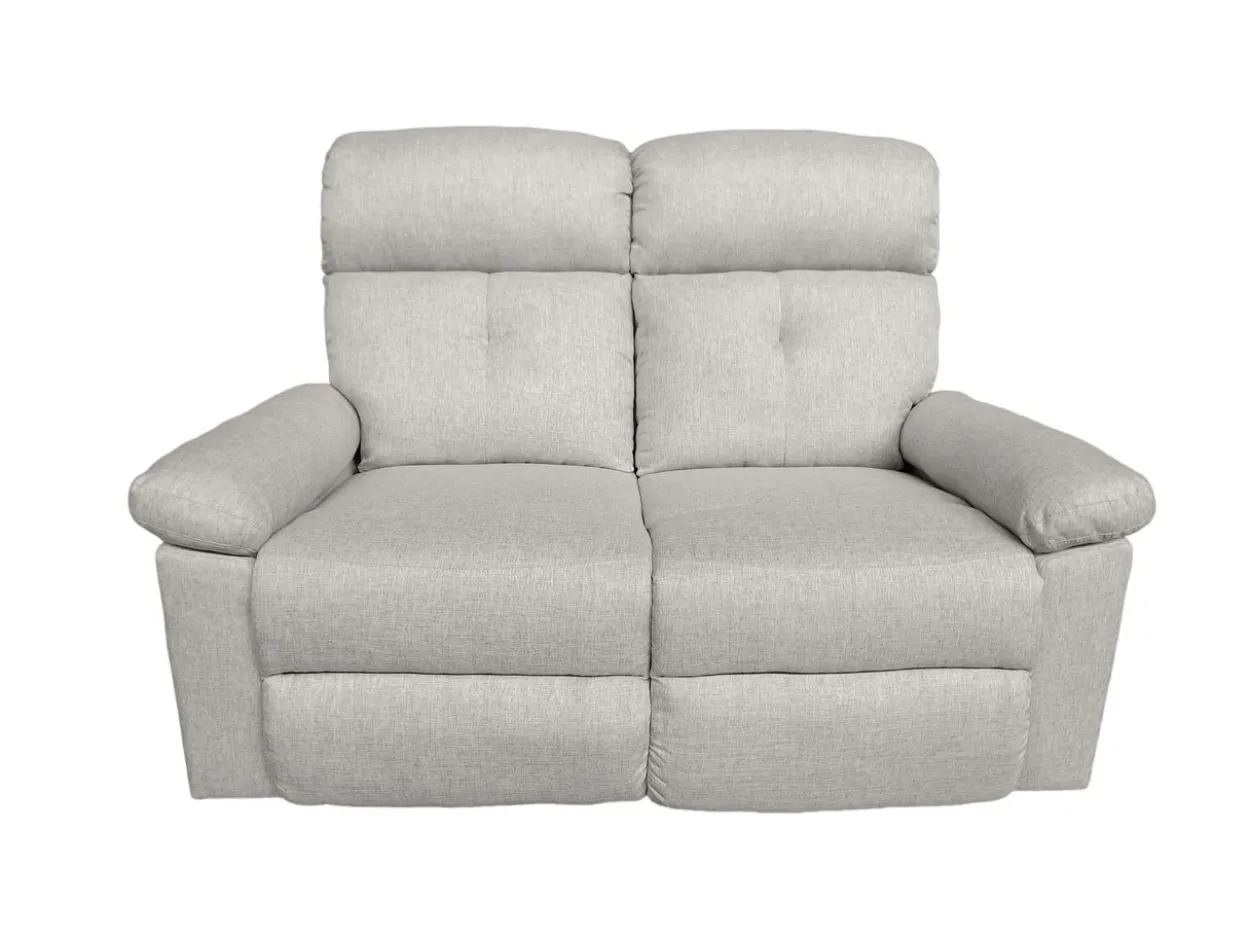 3tlg. Polstergarnitur mit 5 Relaxfunktionen - Beige