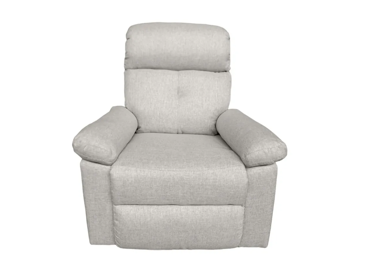 3tlg. Polstergarnitur mit 5 Relaxfunktionen - Beige