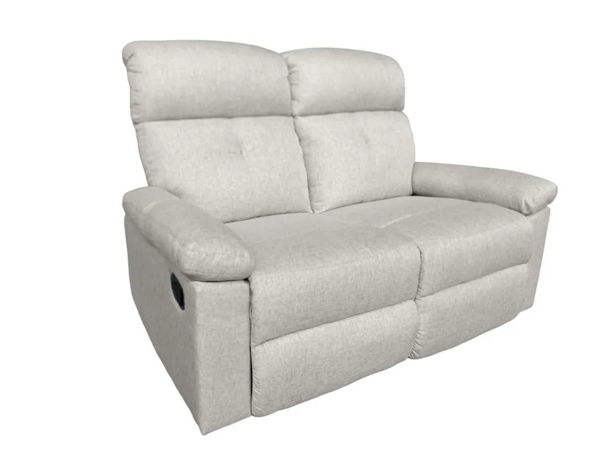 3tlg. Polstergarnitur mit 5 Relaxfunktionen - Beige