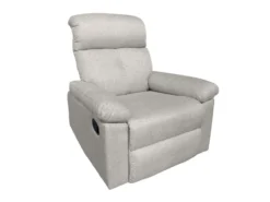 3tlg. Polstergarnitur mit 5 Relaxfunktionen - Beige