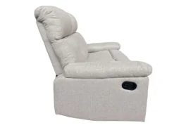 3tlg. Polstergarnitur mit 5 Relaxfunktionen - Beige