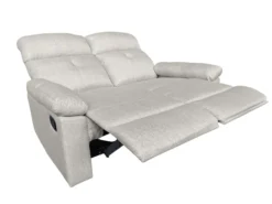 3tlg. Polstergarnitur mit 5 Relaxfunktionen - Beige