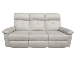 3tlg. Polstergarnitur mit 5 Relaxfunktionen - Beige