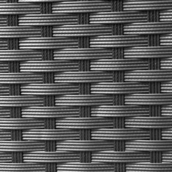 27tlg. Polyrattan-Sitzgruppe CUBE 4+6 mit platzsparendem Würfelsystem - Schwarz