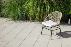 5tlg. Rattan Gartenmöbel-Set Sitzgruppe mit Kissen für Terrasse Balkon - Grau