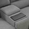 3tlg. Relaxsofa-Set - Grau