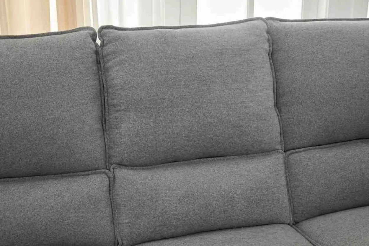 3tlg. Relaxsofa-Set - Grau