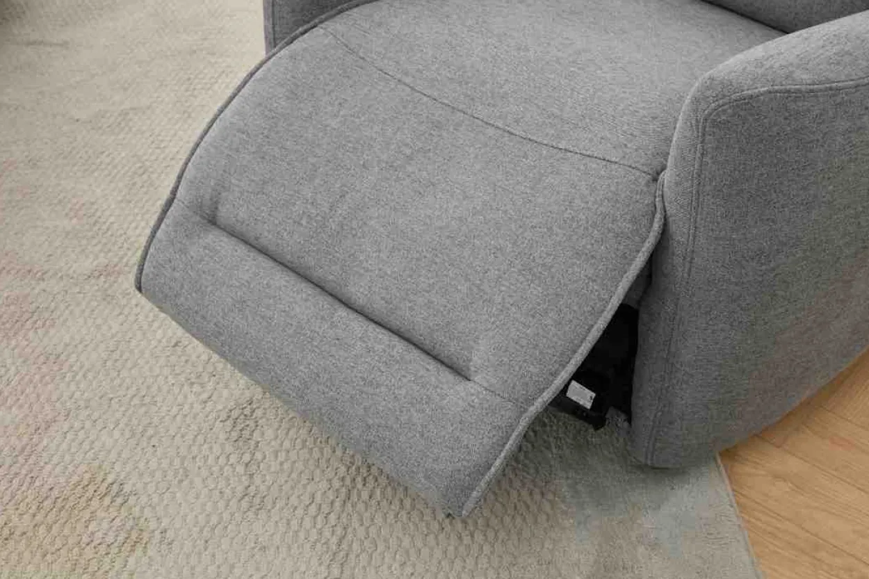3tlg. Relaxsofa-Set - Grau