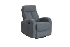 3tlg. Relaxsofa-Set mit 5 Relaxfunktionen - Grau