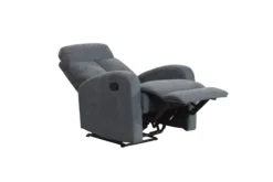 3tlg. Relaxsofa-Set mit 5 Relaxfunktionen - Grau