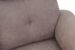 3tlg. Relaxsofa-Set mit 5 Relaxfunktionen - Braun