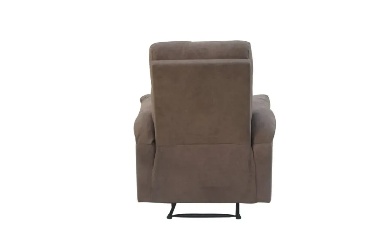 3tlg. Relaxsofa-Set mit 5 Relaxfunktionen - Braun