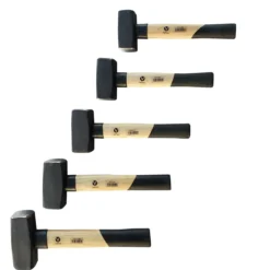 5 tlg Set Fäustelhammer 800/1000/1250/1500/2000 g Hammer Fäustel