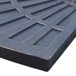 2-tlg. Set Gewichte für Sonnenschirmständer Platten Kunstharz + Metall Bronze 66 x 47 x 4,2 cm 30kg