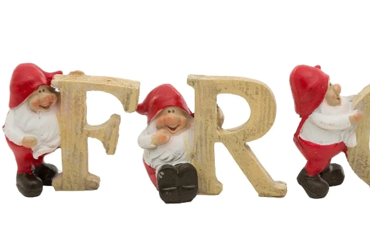 10tlg. Set Weihnachtsmänner'FROHES FEST',
