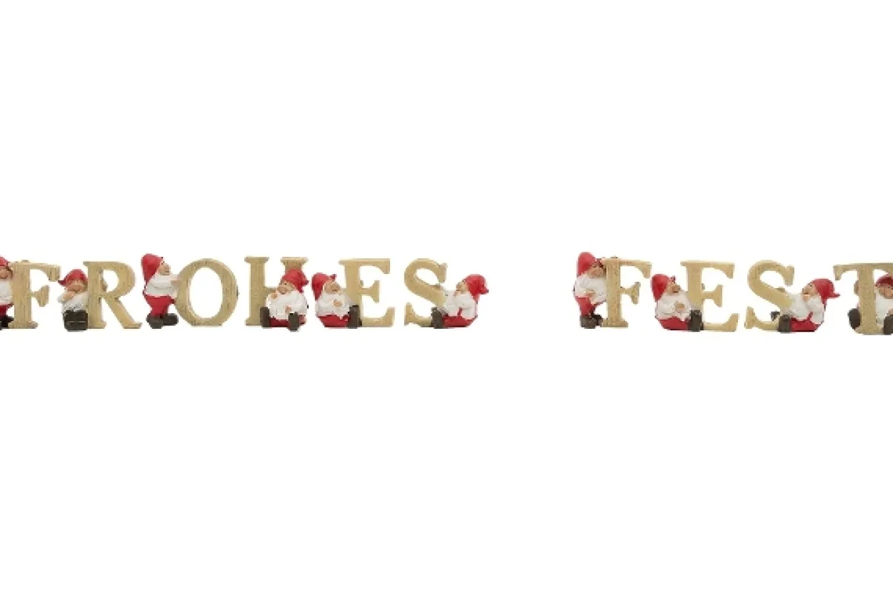 10tlg. Set Weihnachtsmänner'FROHES FEST',