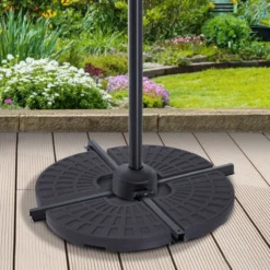 4-tlg. Sonnenschirmgewicht mit 52kg Wasser oder 68kg Sand befüllbar