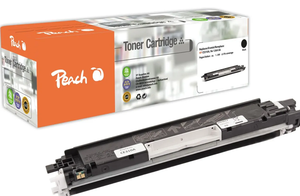 Tonermodul schwarz ersetzt HP No. 126A BK