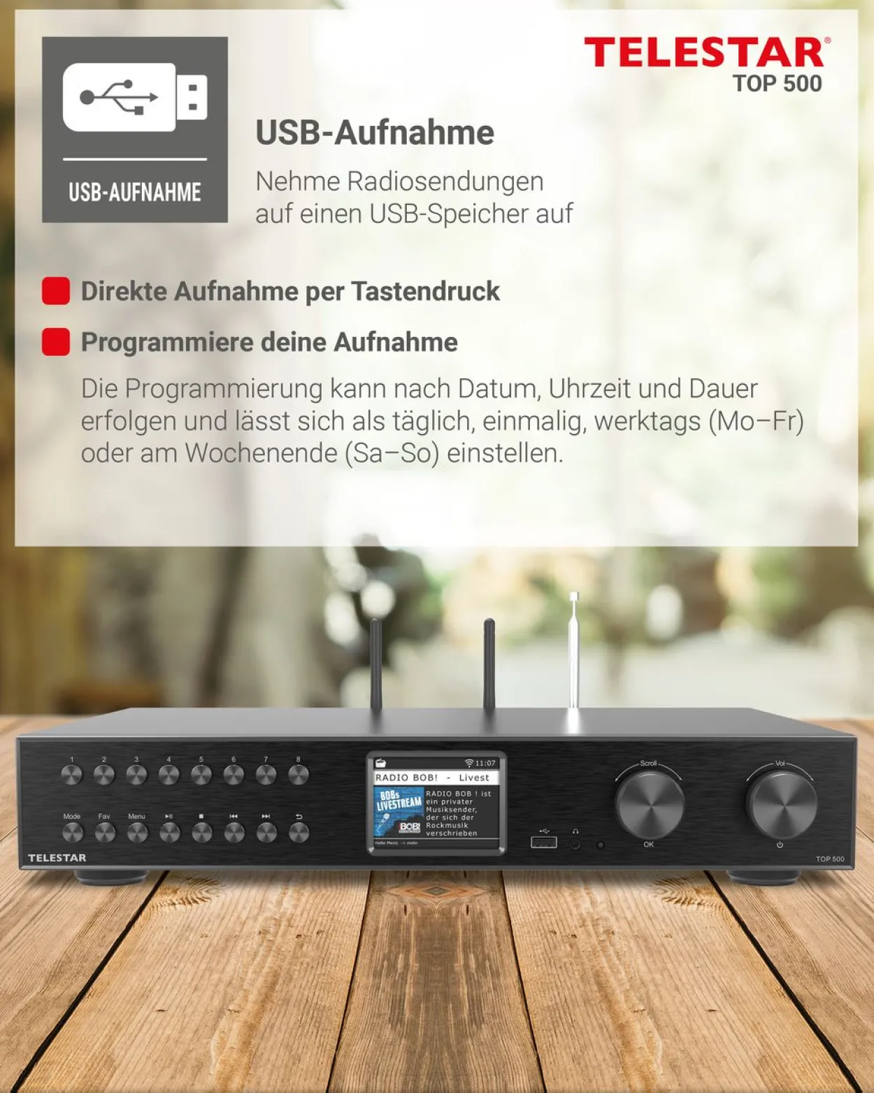 TOP 500 – HiFi-Tuner mit 43 cm Breite