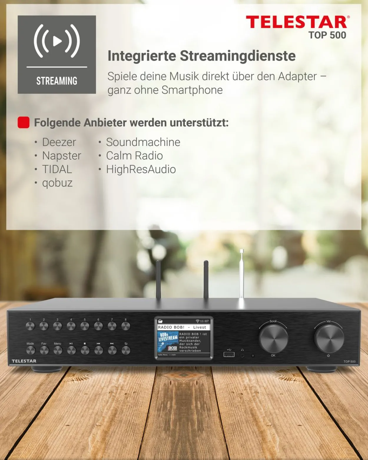 TOP 500 – HiFi-Tuner mit 43 cm Breite