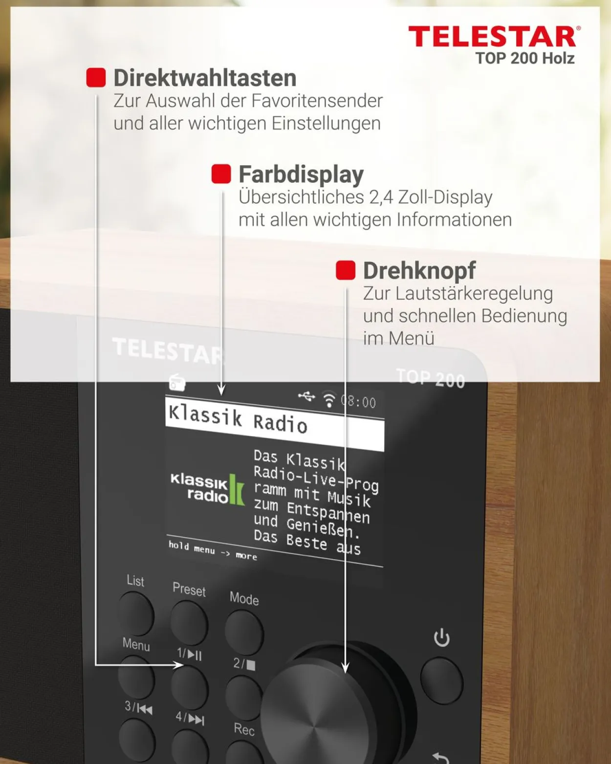 TOP 200 Holz – DAB+/Internetradio