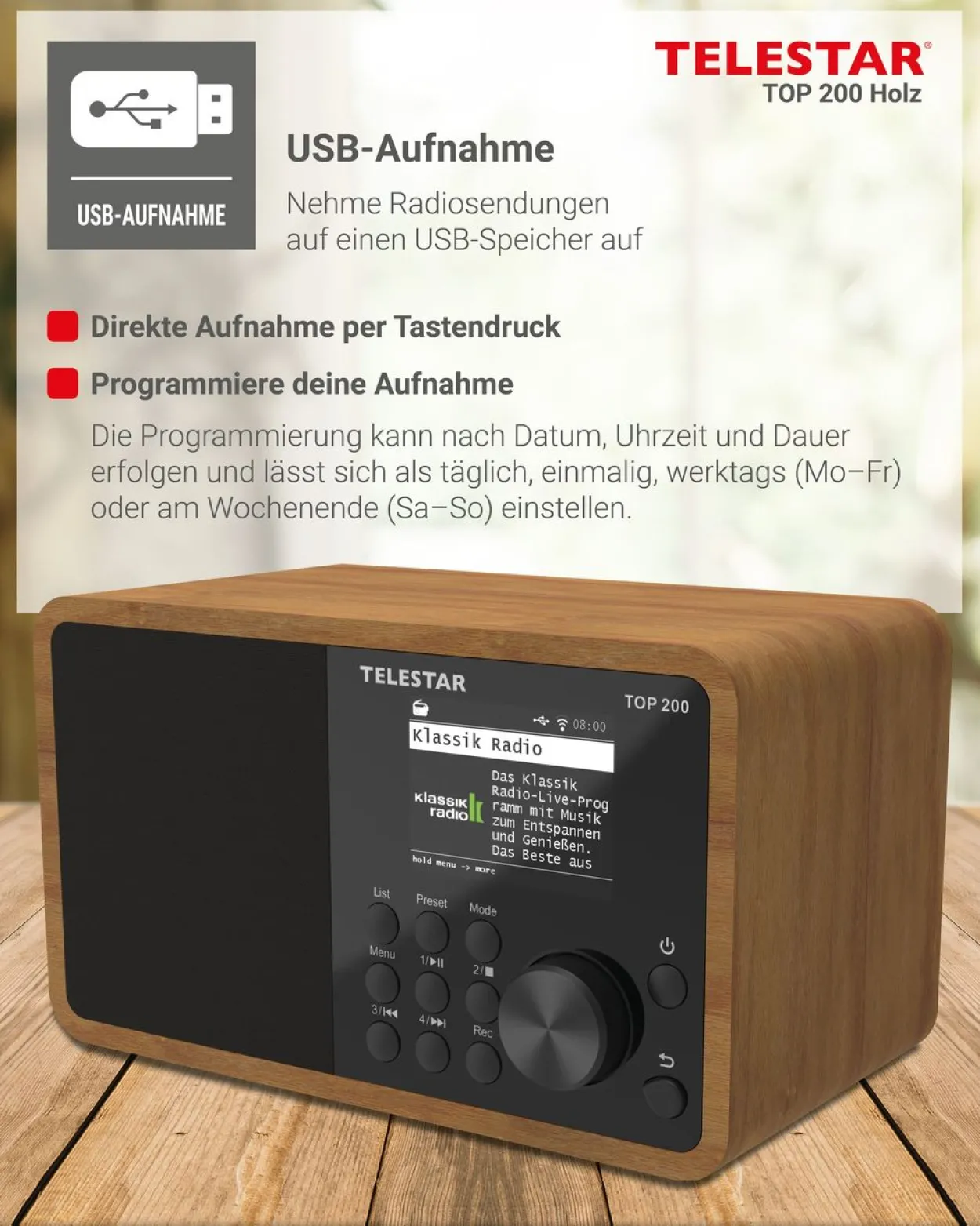 TOP 200 Holz – DAB+/Internetradio