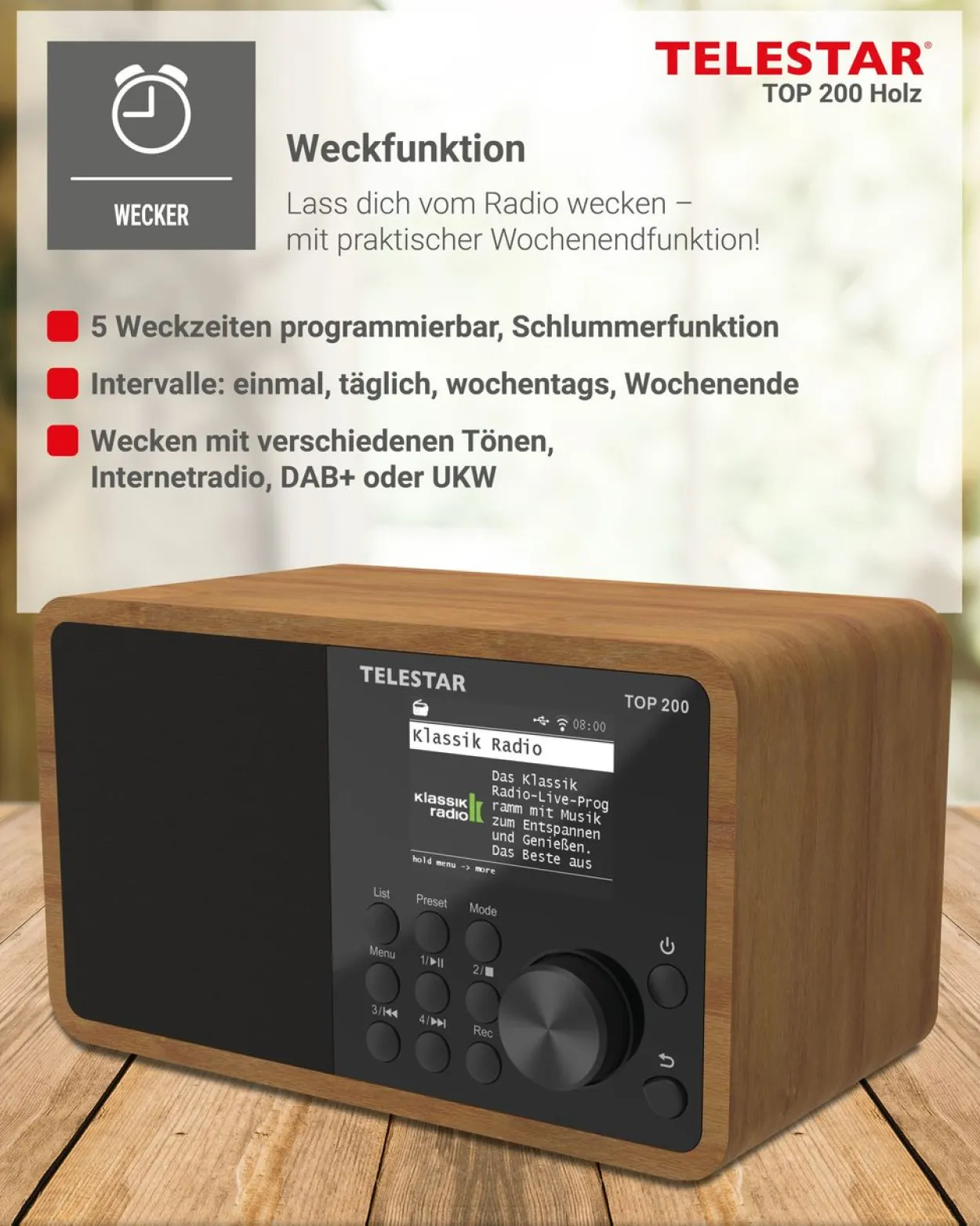 TOP 200 Holz – DAB+/Internetradio