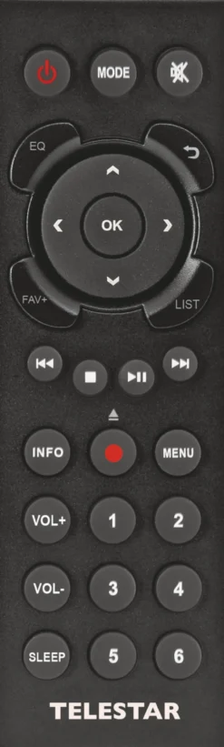 TOP IR 50 Anthrazit – Kompaktes Internetradio mit Fernbedienung