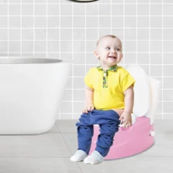 Töpfchen Kinder mit Musik Kindertoilette pink ab 18 Monate Training