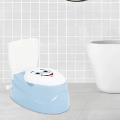 Töpfchen Kinder mit Musik Kindertoilette blau ab 18 Monate Training