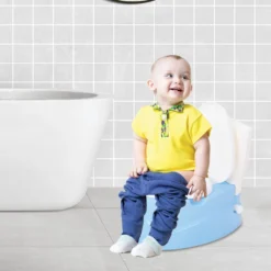 Töpfchen Kinder mit Musik Kindertoilette blau ab 18 Monate Training