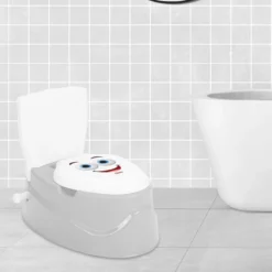 Töpfchen Kinder mit Musik Kindertoilette grau ab 18 Monate Training