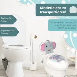 Töpfchen mit Spülgeräusch Elefant, Kindertoilette